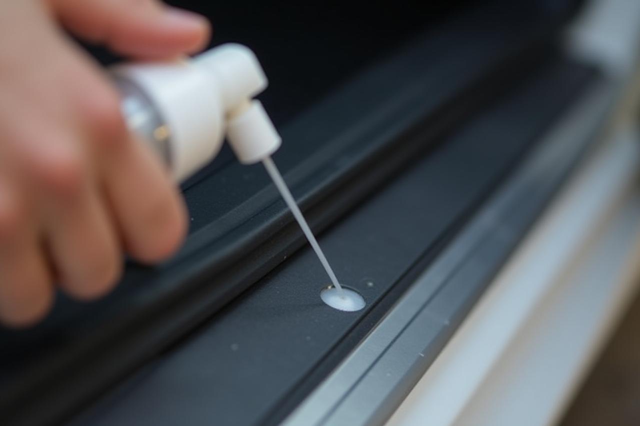 Gumitömítés szilikon kezelése